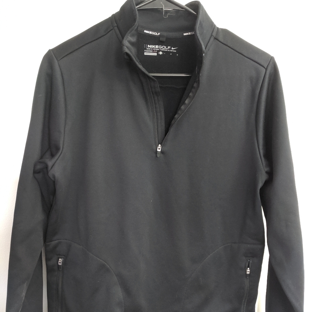 Nike golf 1/4 zip long sleeve jacket size L